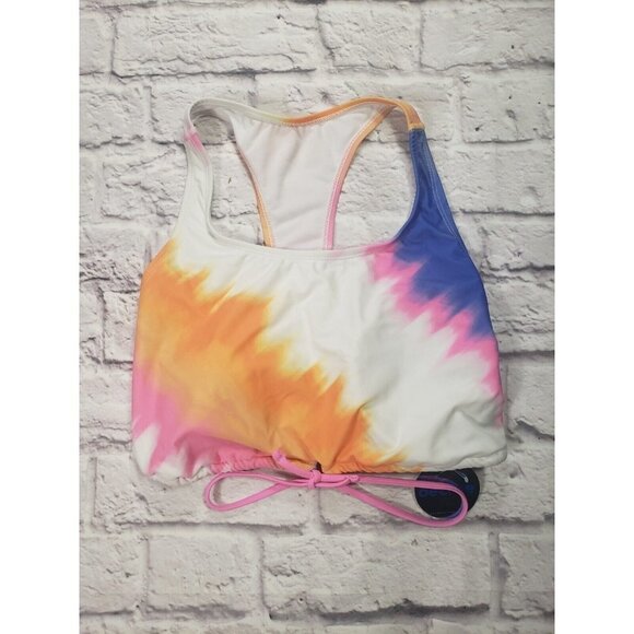 Decree Women's Racerback Tankini Swimsuit Top Size XXL Multi-Color - Picture 1 of 3